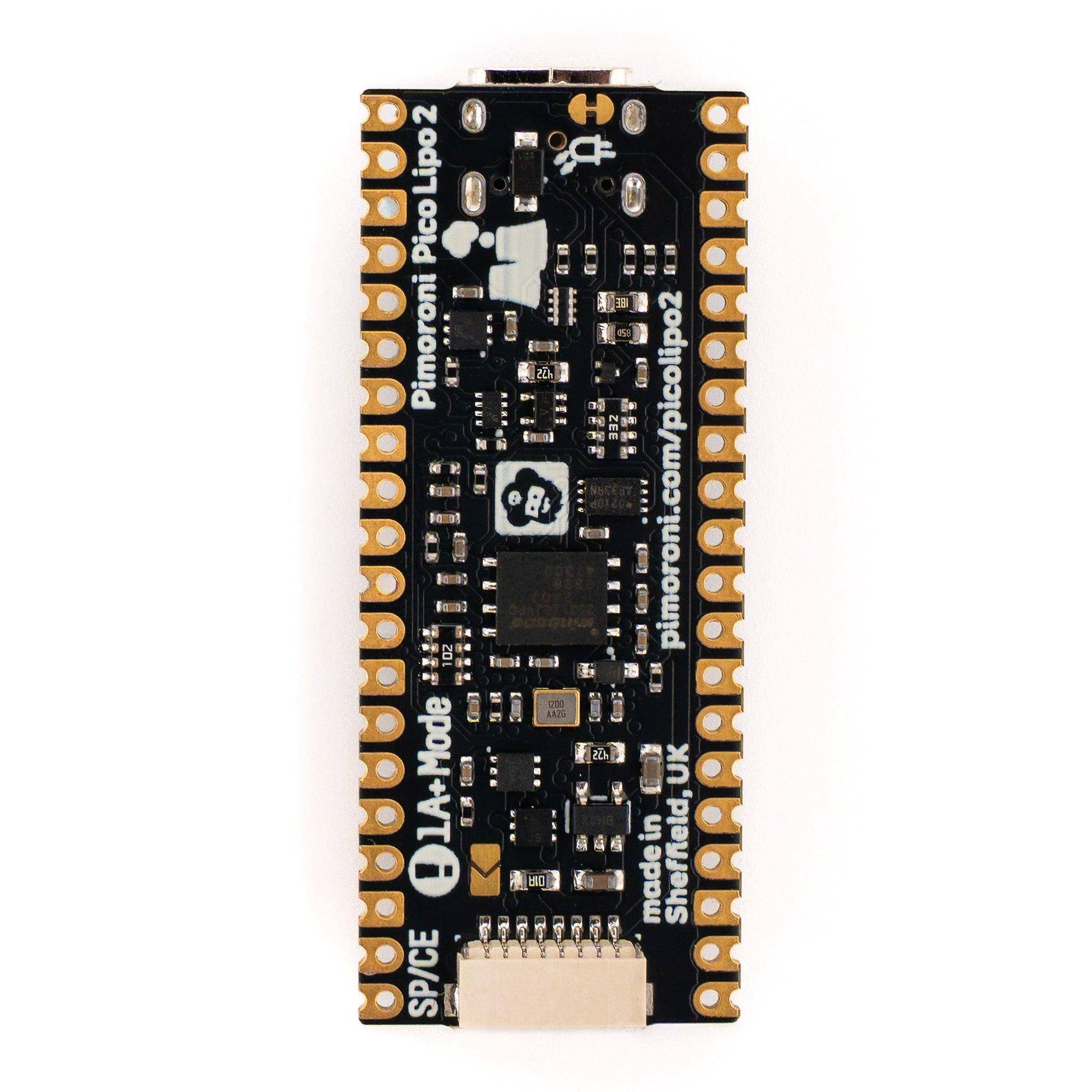 Pimoroni Pico LiPo 2, RP2350B Dual Cortex-M33, 8MB PSRAM, 16MB Flash, USB-C, 215mA, 3-5,5V