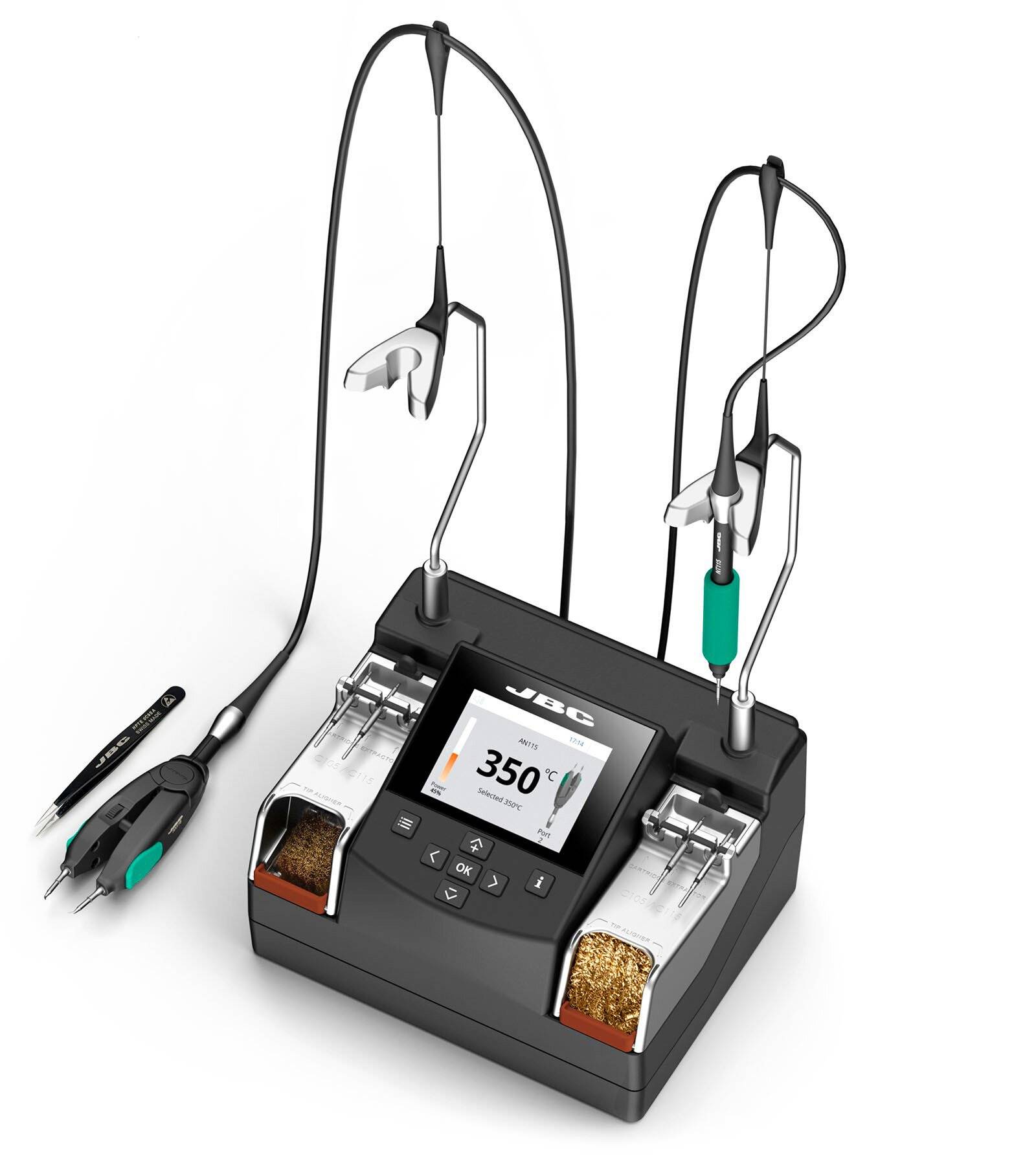 Nano-Löt/Entlötstation NASE-2D, inkl. NT115 und AN115 Handstücke