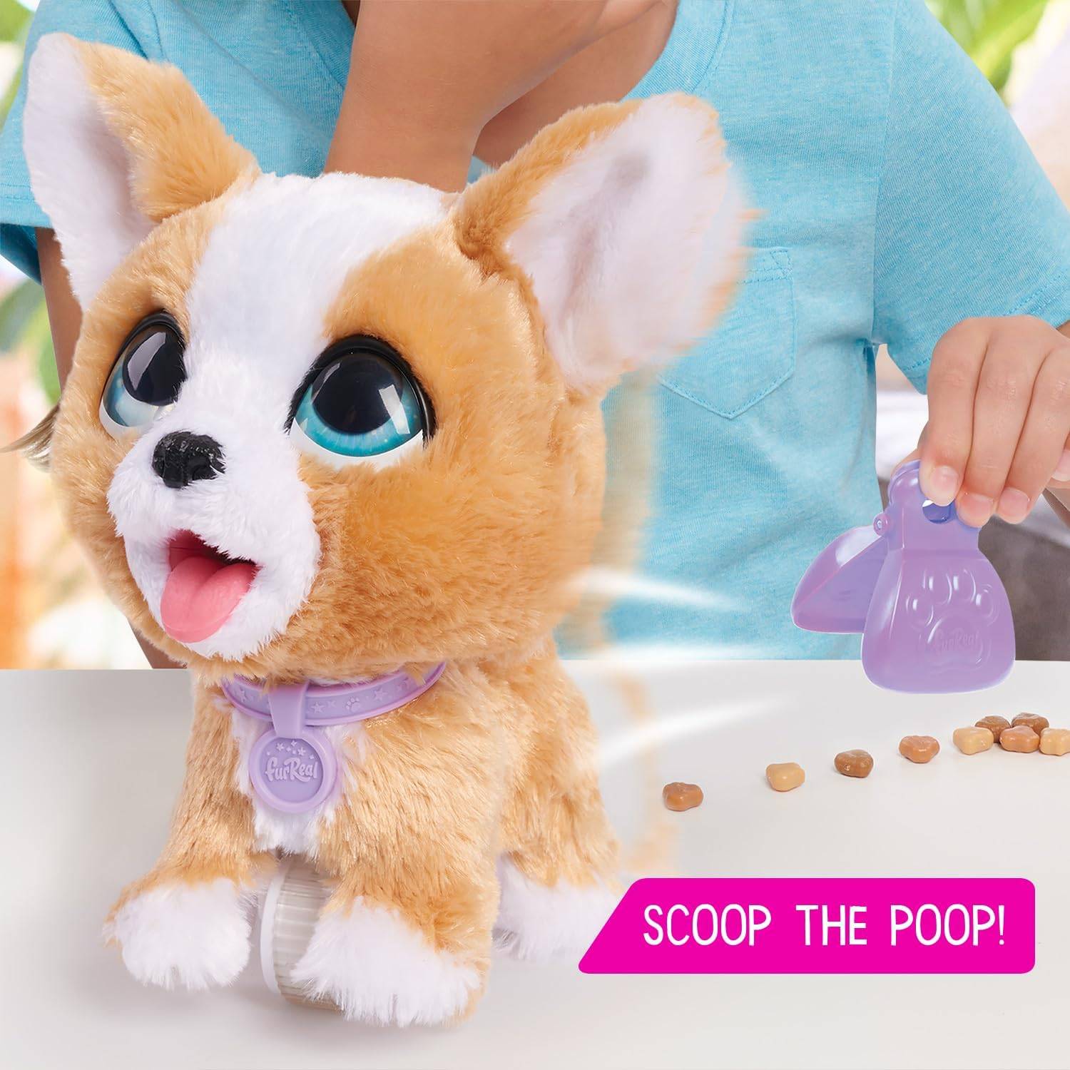 Just Play furReal Poop-A-Lots Corgi interaktiv 20 cm Plüschwelpe 14tlg 4+ 22.86