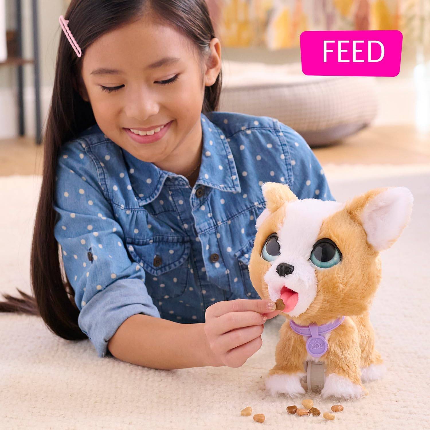Just Play furReal Poop-A-Lots Corgi interaktiv 20 cm Plüschwelpe 14tlg 4+ 22.86