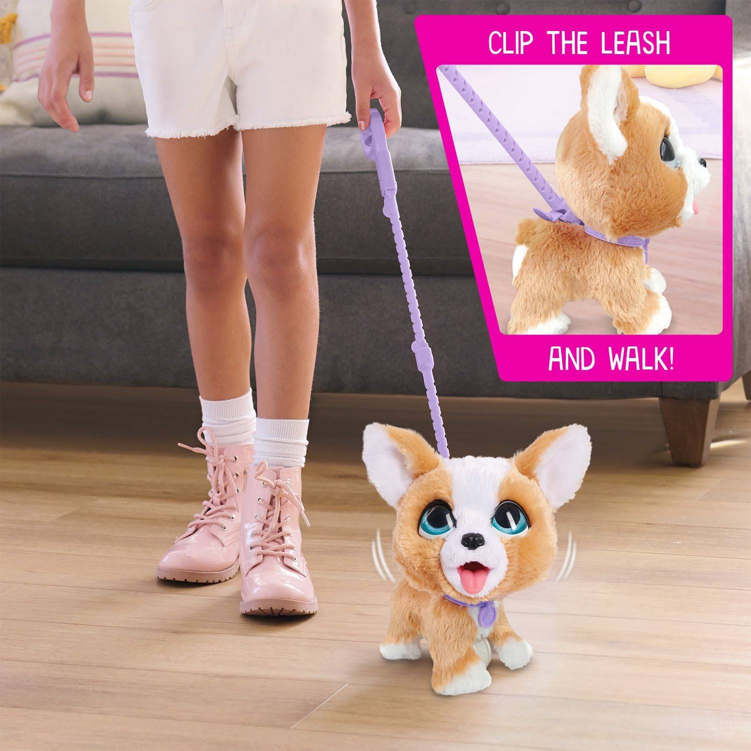 Just Play furReal Poop-A-Lots Corgi interaktiv 20 cm Plüschwelpe 14tlg 4+ 22.86