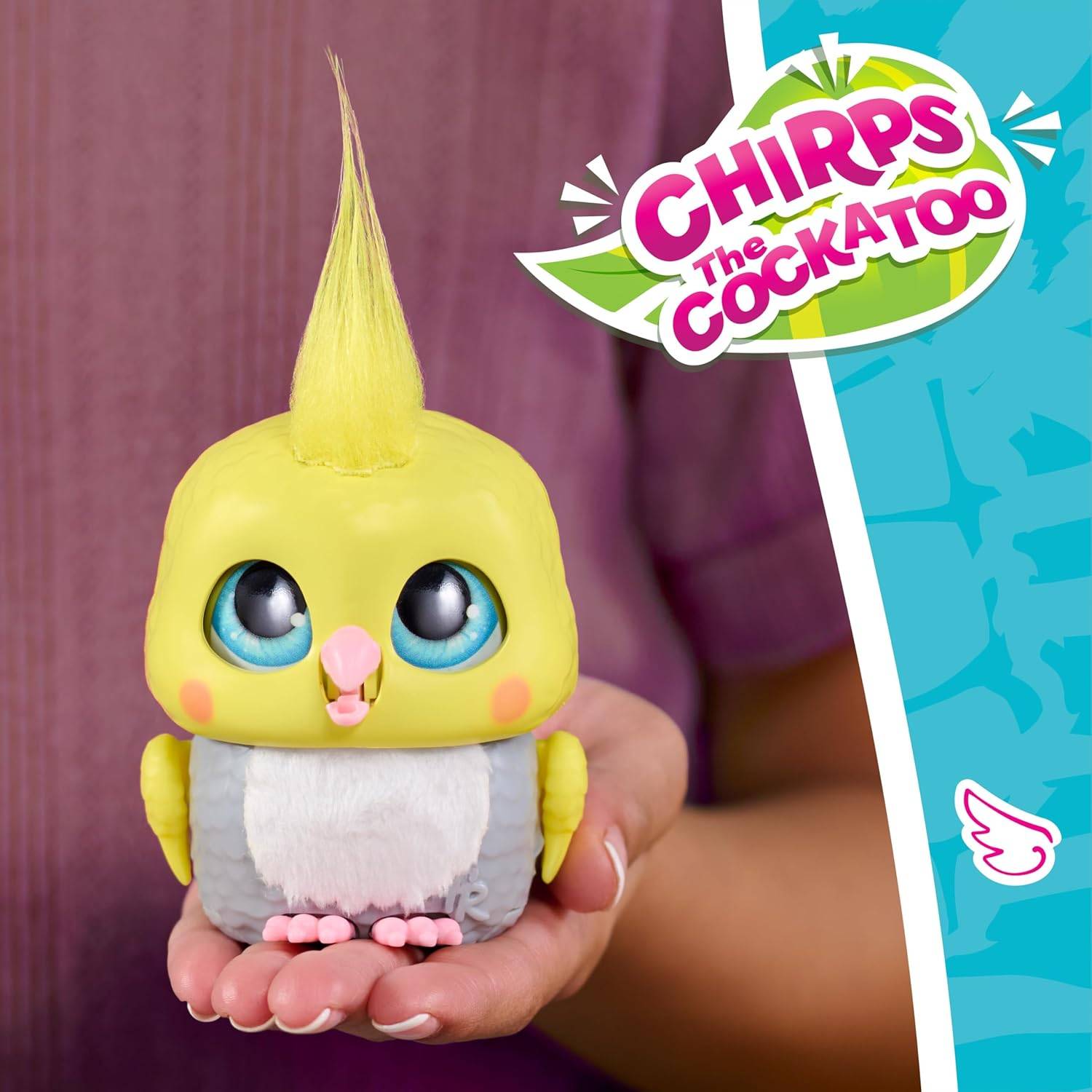Just Play furReal Handfuls Chirps der Kakadu 8,9 cm interaktiv 4+ Plüschtier