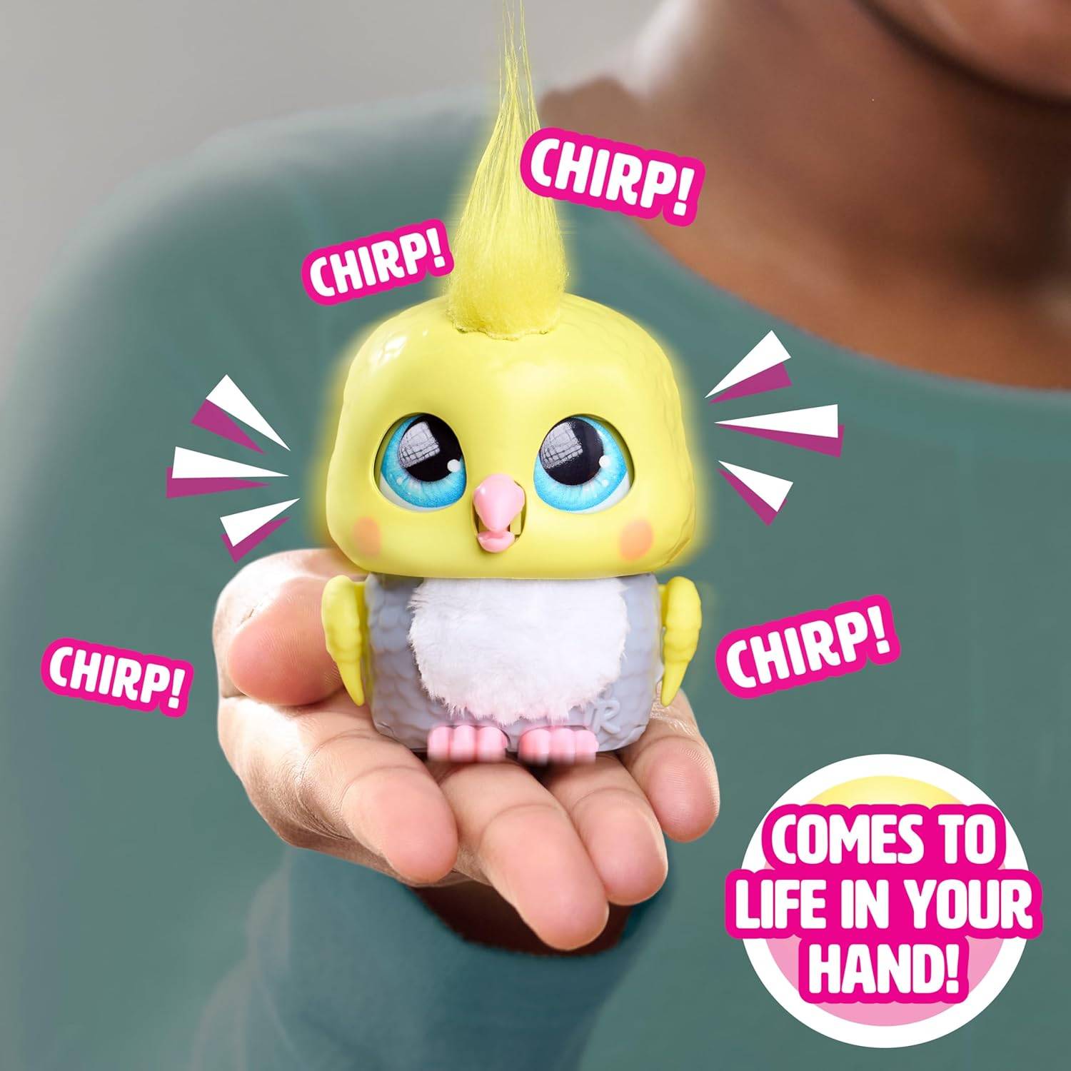 Just Play furReal Handfuls Chirps der Kakadu 8,9 cm interaktiv 4+ Plüschtier