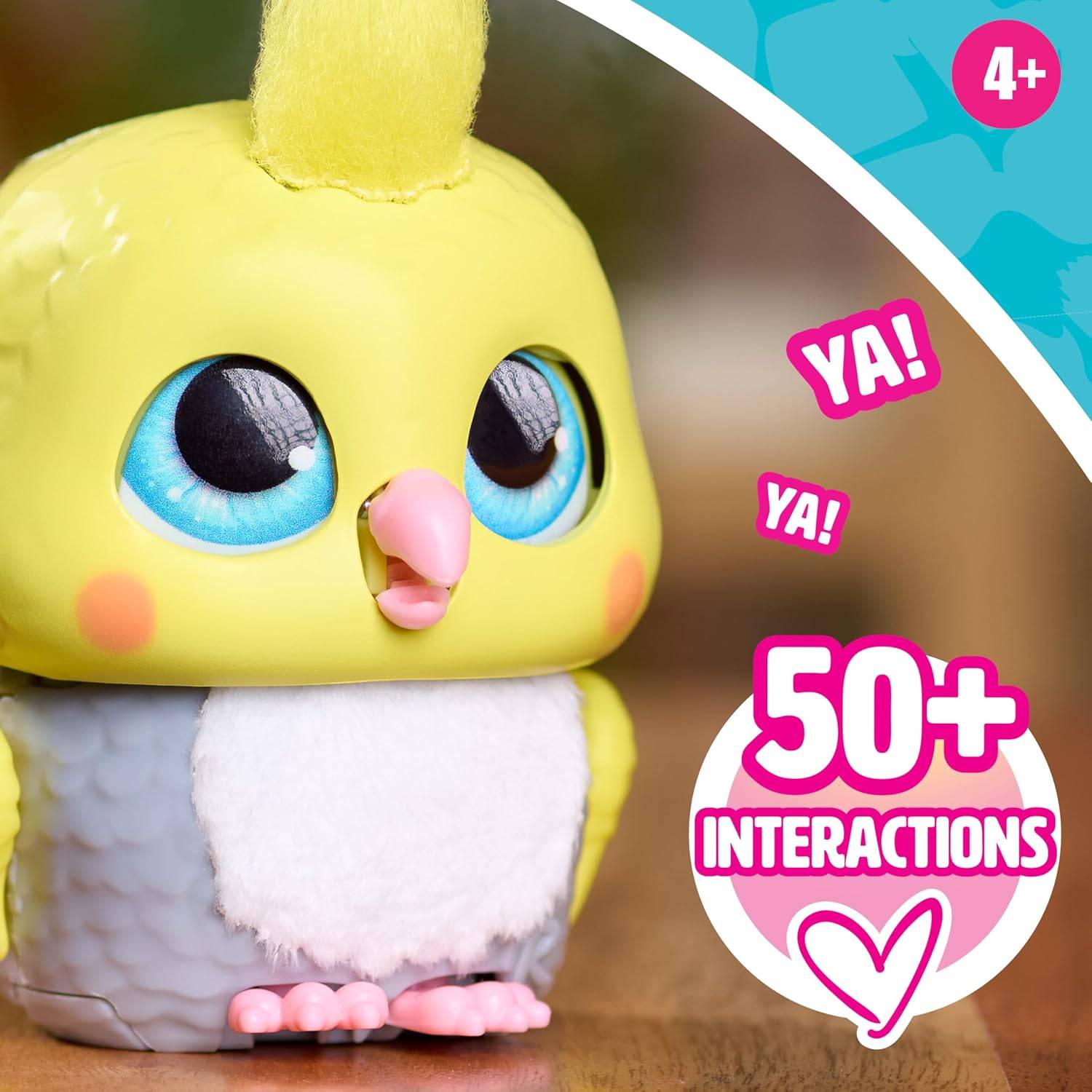 Just Play furReal Handfuls Chirps der Kakadu 8,9 cm interaktiv 4+ Plüschtier