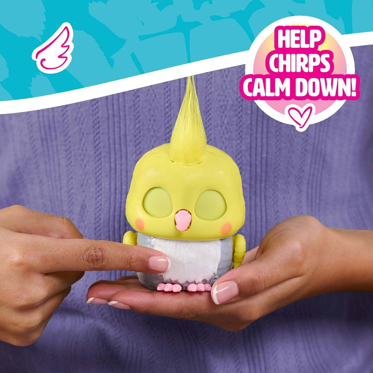 Just Play furReal Handfuls Chirps der Kakadu 8,9 cm interaktiv 4+ Plüschtier