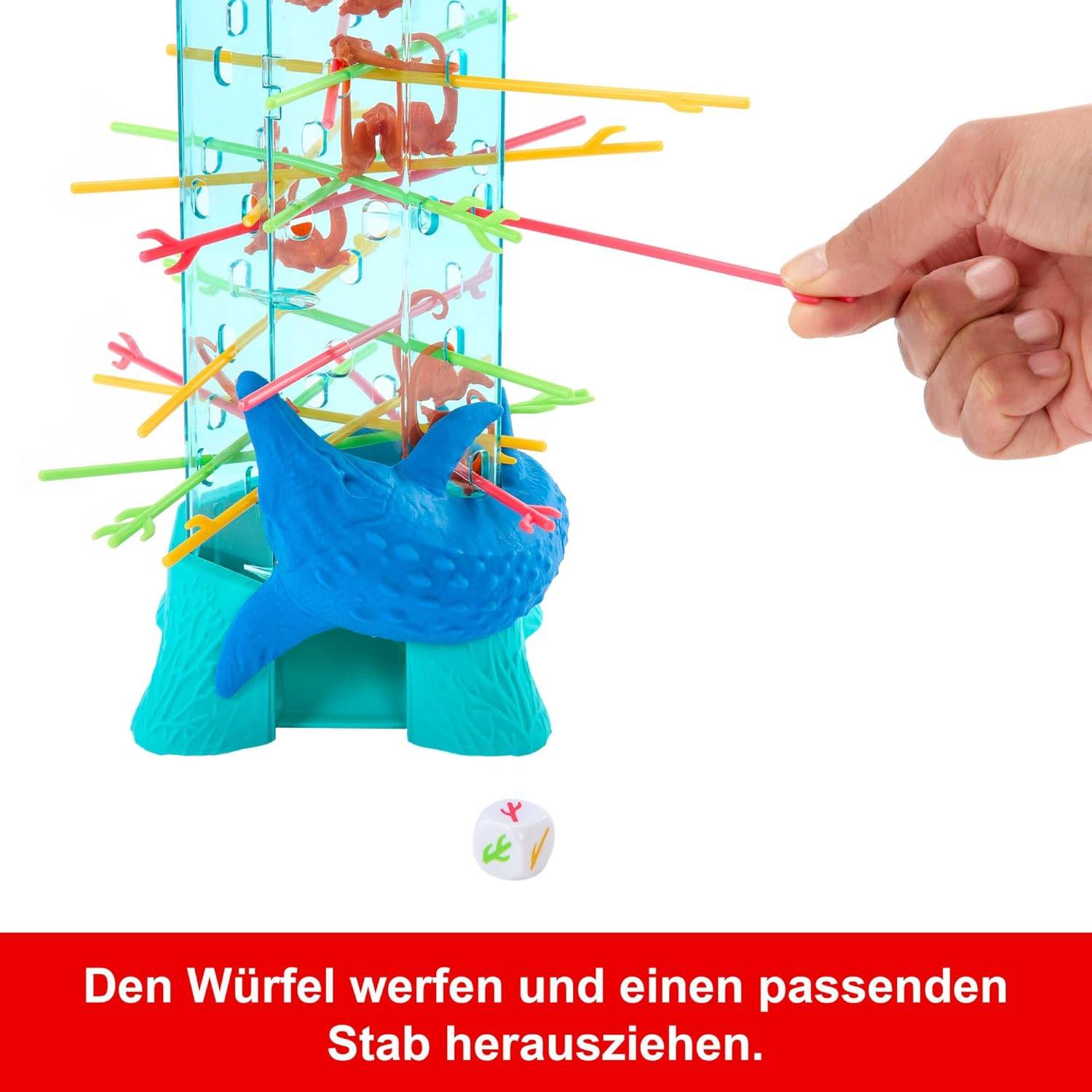 Mattel Games S.O.S. Affenalarm Jurassic World Die Wiedergeburt JFW44 ab 5 Jahre