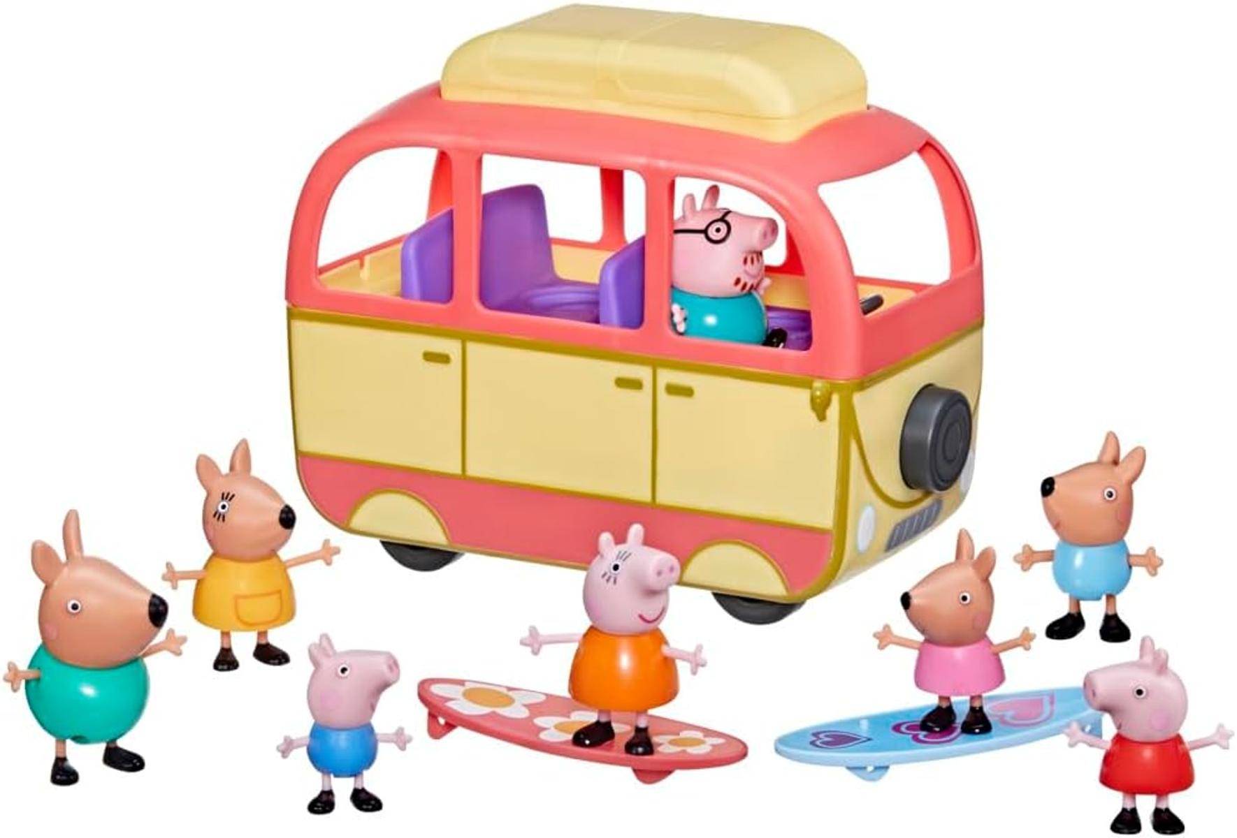 Peppa Pig Peppa Visits Australia Camper Van 8 Figuren + Accessories 3+