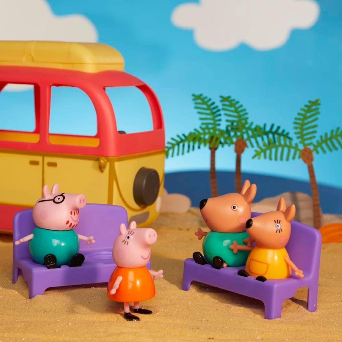 Peppa Pig Peppa Visits Australia Camper Van 8 Figuren + Accessories 3+