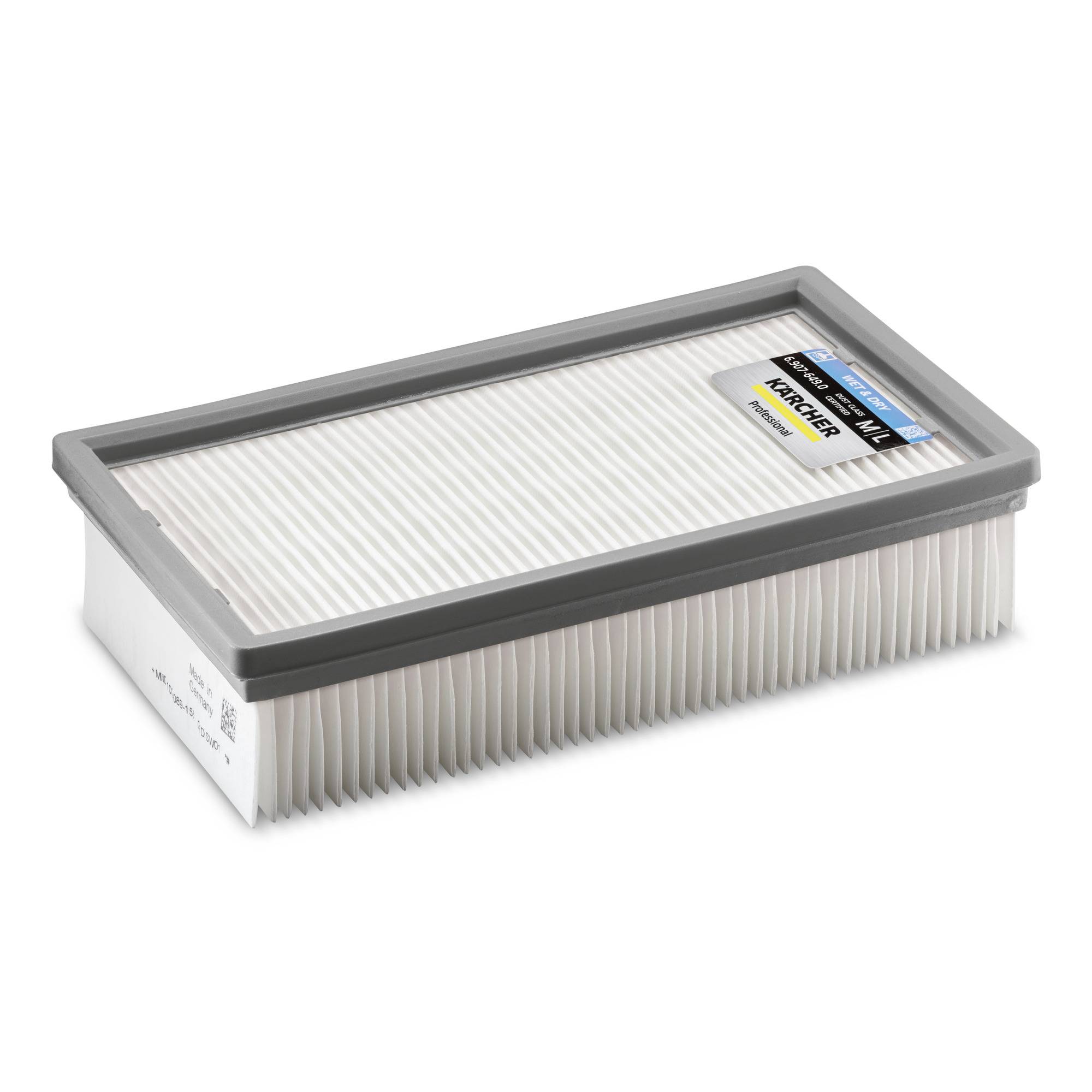KÄRCHER Flachfaltenfilter verpackt PES 6.907-649.0