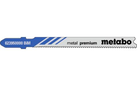 5 Stichsägeblätter "metal premium" 66/ 1,1-1,5 mm, progressiv, BiM, mit Eintauch