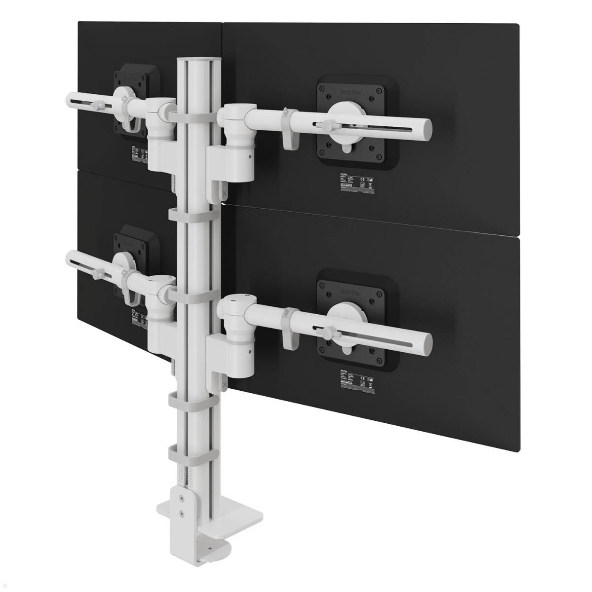 Dataflex Viewgo modular Monitorhalterung für 4 Monitore bis 32 Zoll, weiß (48.24...
