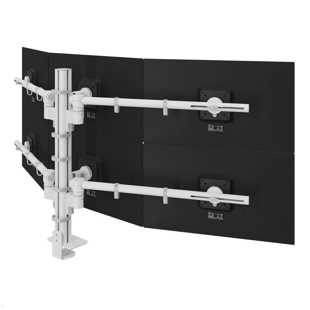 Dataflex Viewgo modular Monitorhalterung für 6 Monitore bis 32 Zoll, weiß (48.26...