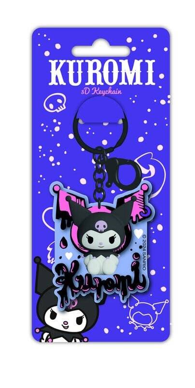 Blue Sky Studios BlueSkyStudios Sanrio Schlü sselanhä nger Kuromi 3D