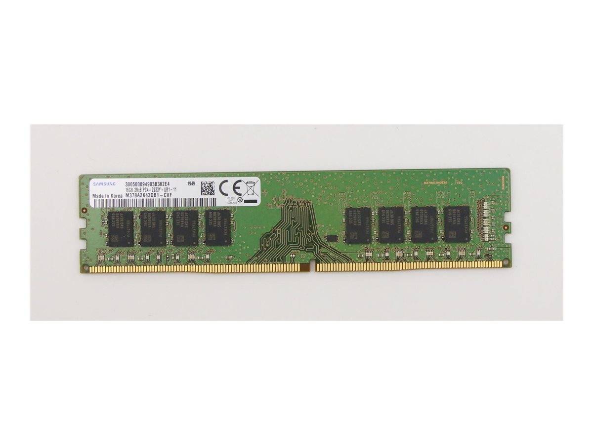 Lenovo Samsung - DDR4 - Modul - 16 GB - DIMM 288-PIN2933 MT/s / PC4-23464 -