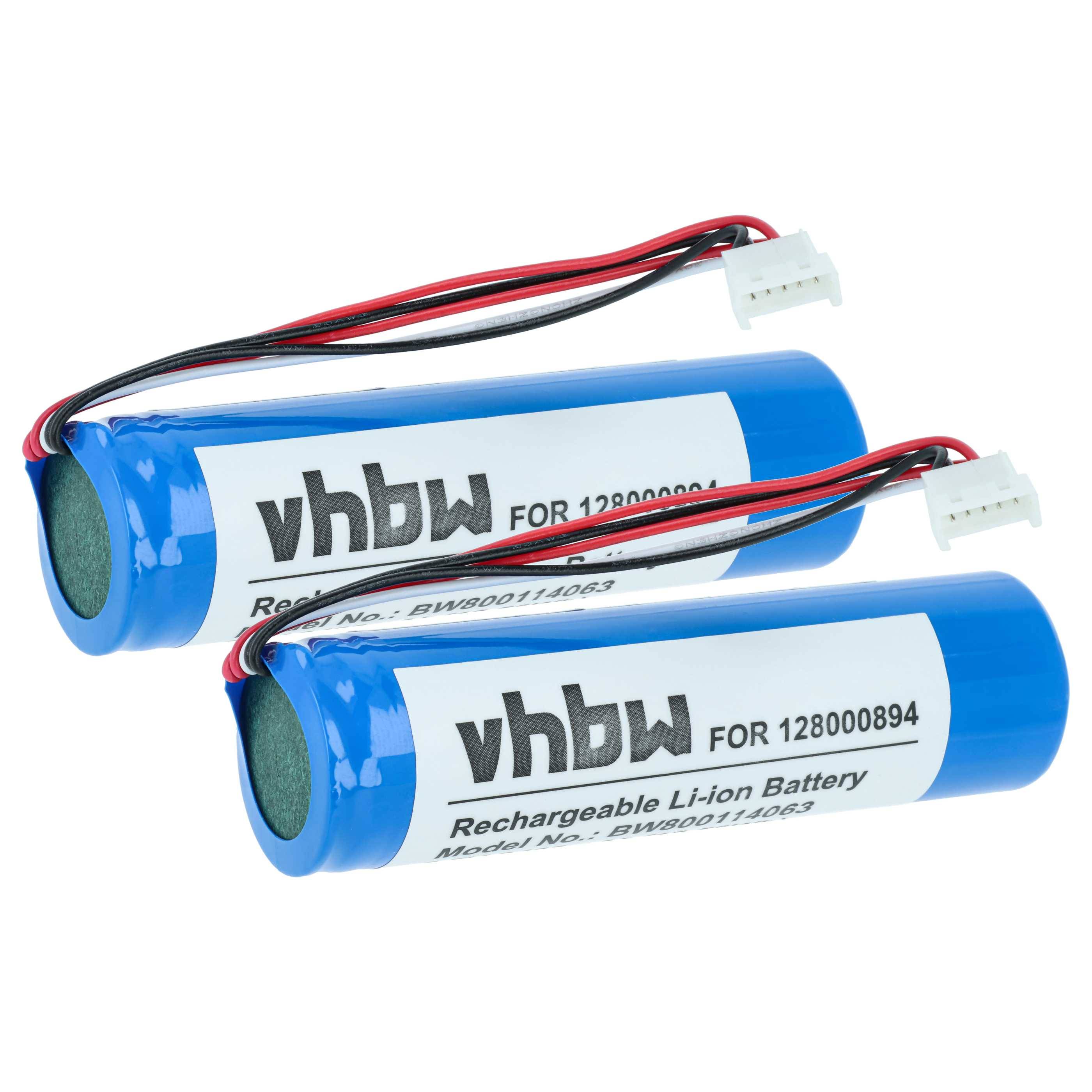 vhbw 2x Akku kompatibel mit Datalogic Gryphon GBT4100-HC, GBT4130, GBT4100-BK, GBT4100 Barcodescanner POS (3400 mAh, 3,7 V, Li-Ion)