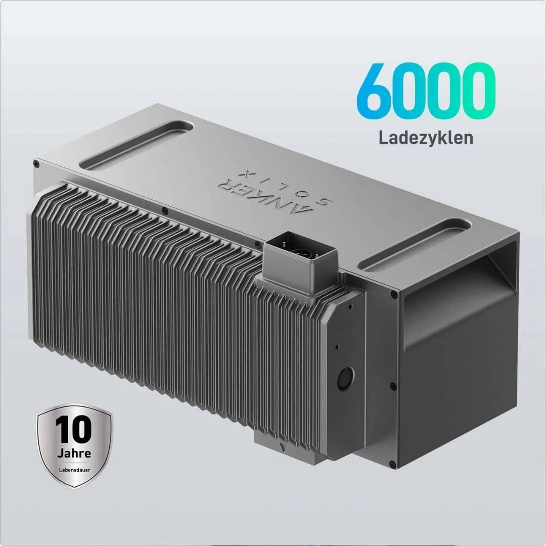 Anker SOLIX BP2700 Solarbank Erweiterungsbatterie 2,7 kWh - Speichererweiterung für Balkonkraftwerk, Zusatzspeicher für Solarbank 2&3