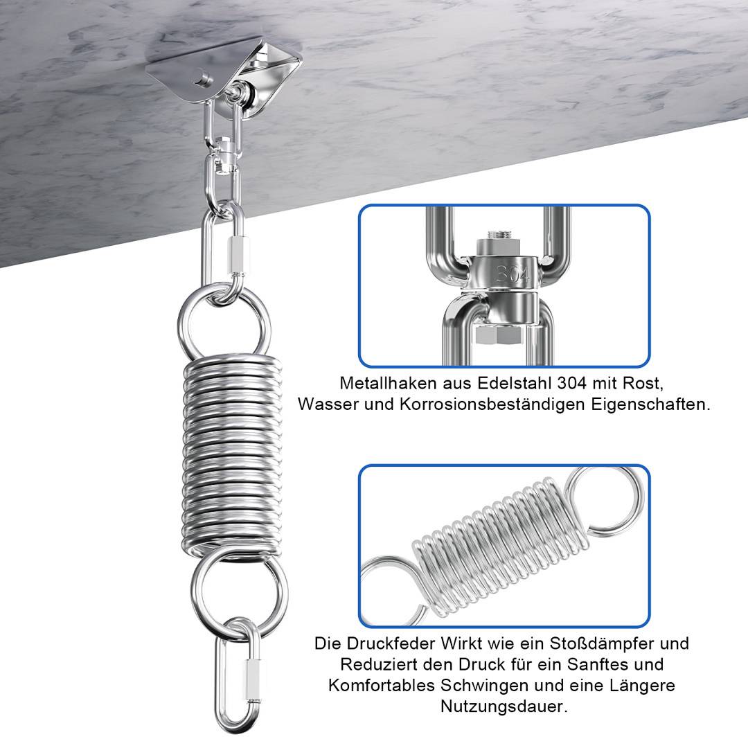 Deckenhaken Deckenhalterung Hängesessel 400KG Haken Hängematte Haken Schaukel Deckenbefestigung Boxsack Halterung