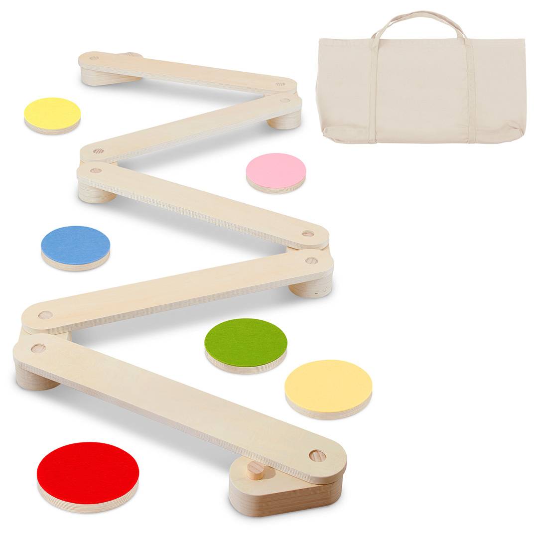 Balancierbalken Kinder Balancierbretter Balance BalaceBoard Holzwaagenbalken Holz Board Waagentrittsteinen