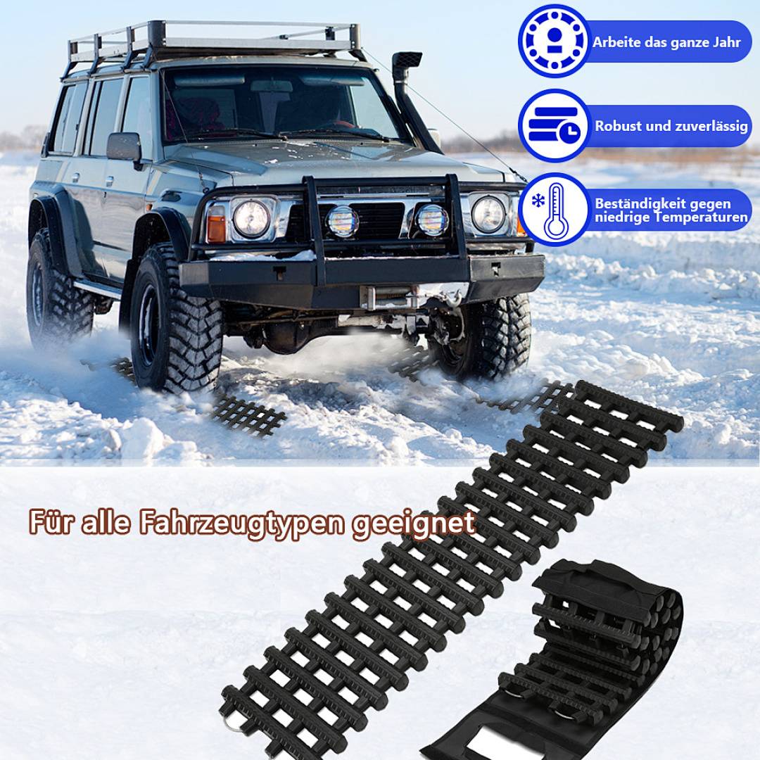 2 Stück Anfahrhilfe Traktionshilfe Traktionsmatte mit Tragetasche Auto LKW PKW Grippmatte Reifen Gripmatte Rad Winter