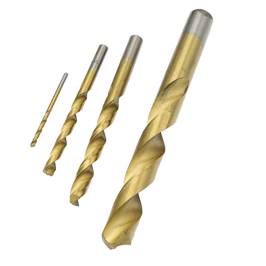 Spiralbohrer 230 tlg Stahlbohrer Metallbohrer 1- 13mm Spiral-Bohrer Holz HSS TITAN Bohrer Set DIN338