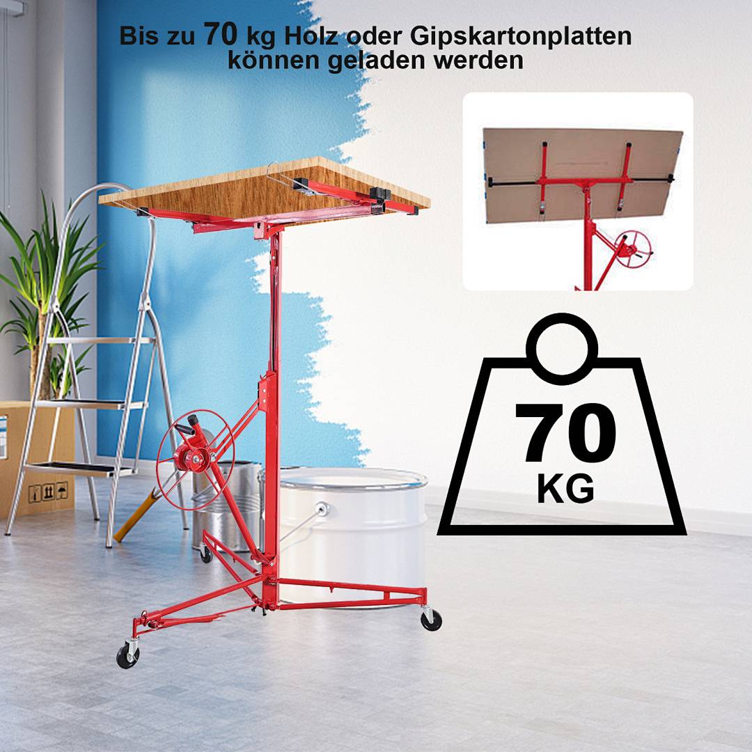 Plattenheber Plattenlift Panelheber Montierhilfe XXL klappbar Verschiedene Panel Rigipsplatte