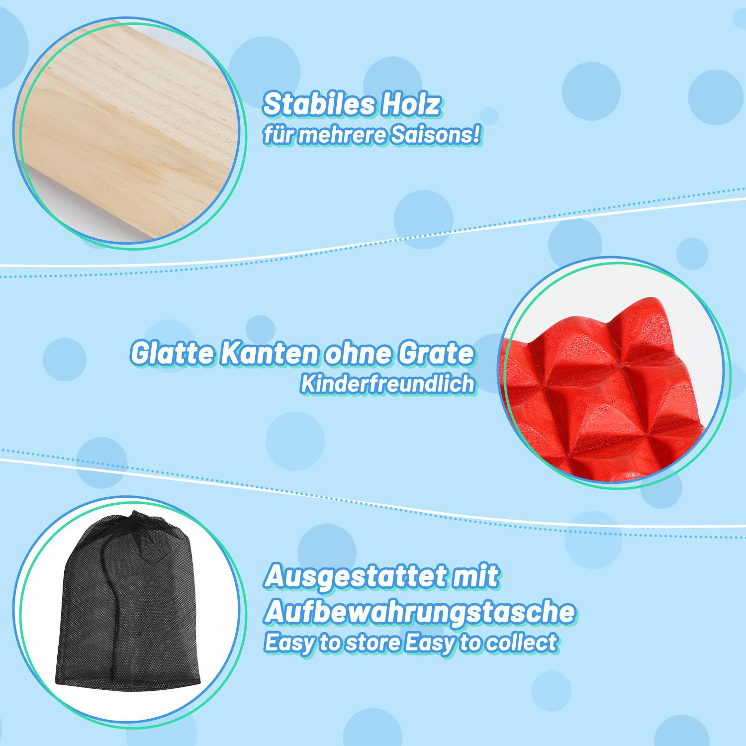 Kubb Spiel mit Laser Gravur - Kiefernholz mit Branding, Wikingerspiel inkl. Anleitung und Aufbewahrungstasche - Schwedenschach Rasenschach