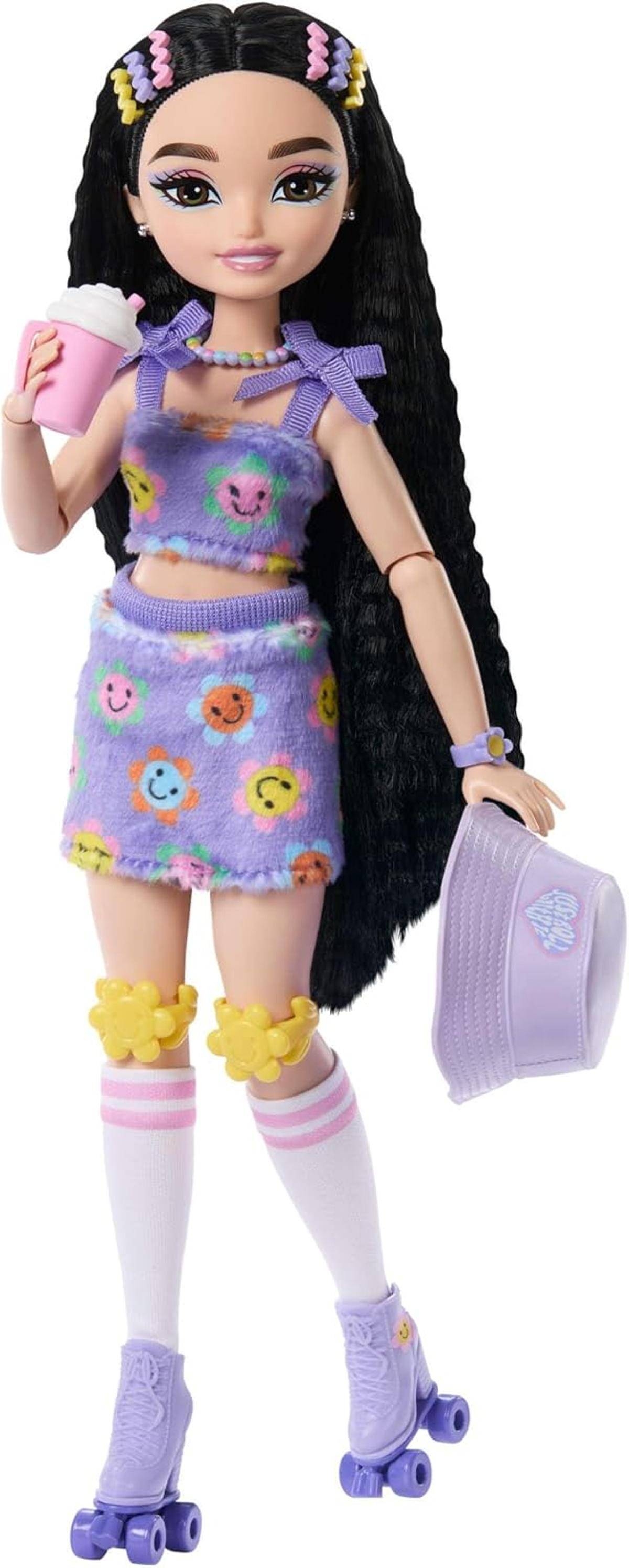 Barbie Dream Besties Puppe + Accessoires beweglich Rollschuhe JFX99 4+
