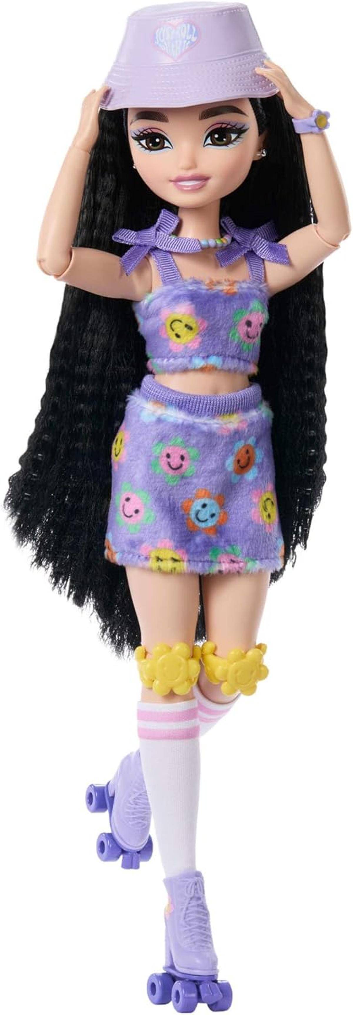 Barbie Dream Besties Puppe + Accessoires beweglich Rollschuhe JFX99 4+