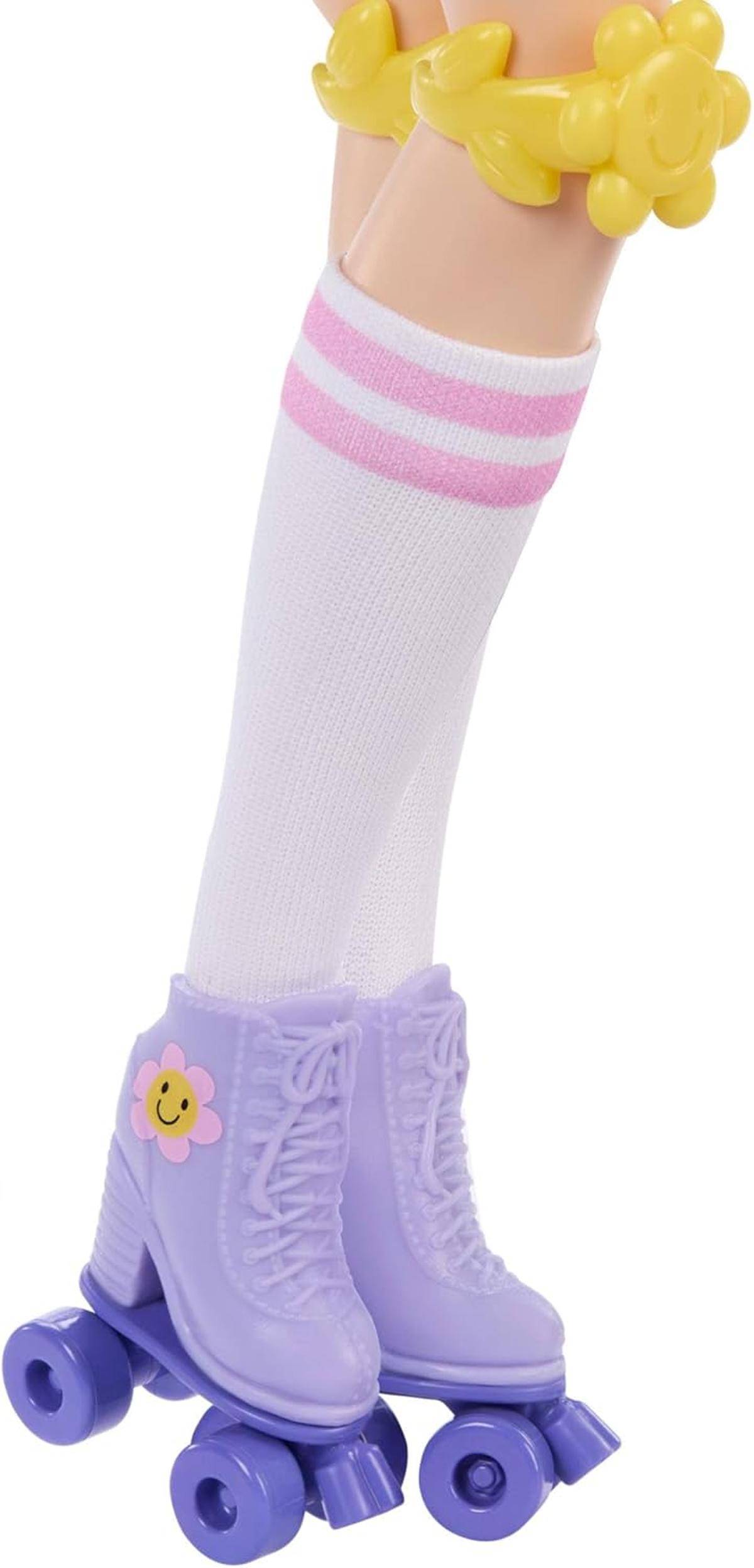 Barbie Dream Besties Puppe + Accessoires beweglich Rollschuhe JFX99 4+