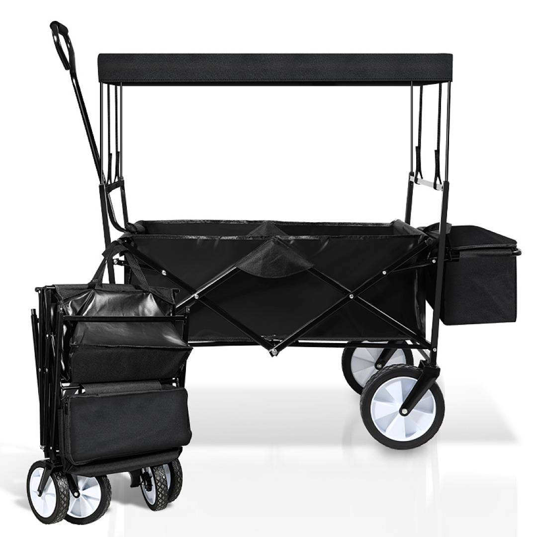 Bollerwagen Handwagen Transportwagen Faltbar Strandwagen Gartenwagen Gerätewagen Offroad Transportkarre Schubkarre