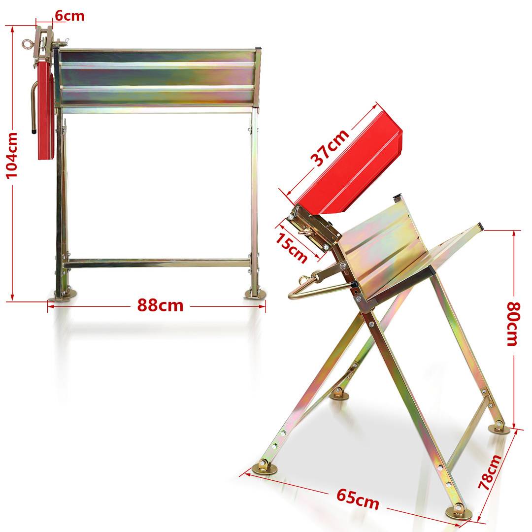 Sägebock Holzsägebock Kettensäge Elektro Kettensäge Kettensägebock Sägehilfe Säge-Bock Benzin Stahl