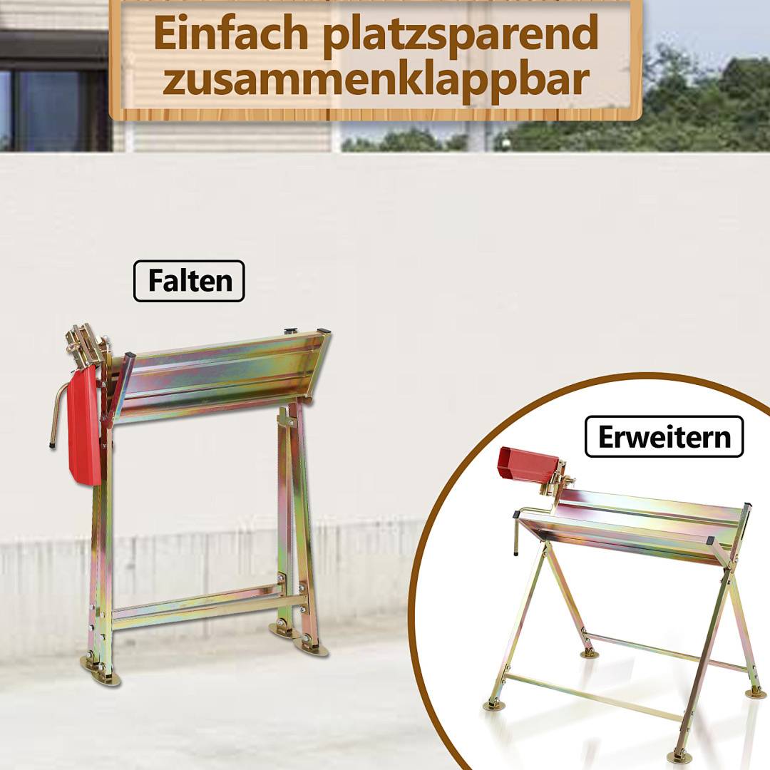 Sägebock Holzsägebock Kettensäge Elektro Kettensäge Kettensägebock Sägehilfe Säge-Bock Benzin Stahl