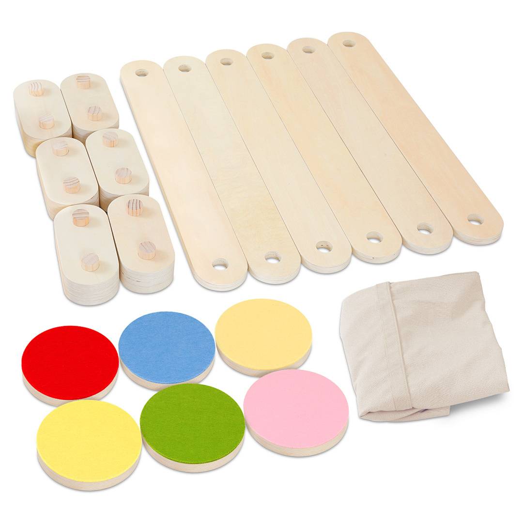 Balancierbalken Kinder Balancierbretter Balance BalaceBoard Holzwaagenbalken Holz Board Waagentrittsteinen