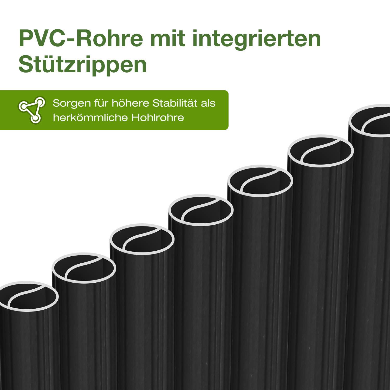 160x800cm PVC Sichtschutzmatte Bambus Sichtschutz Garten Sichtschutzzaun Balkon Zaun Windschutz Balkonverkleidung Grau