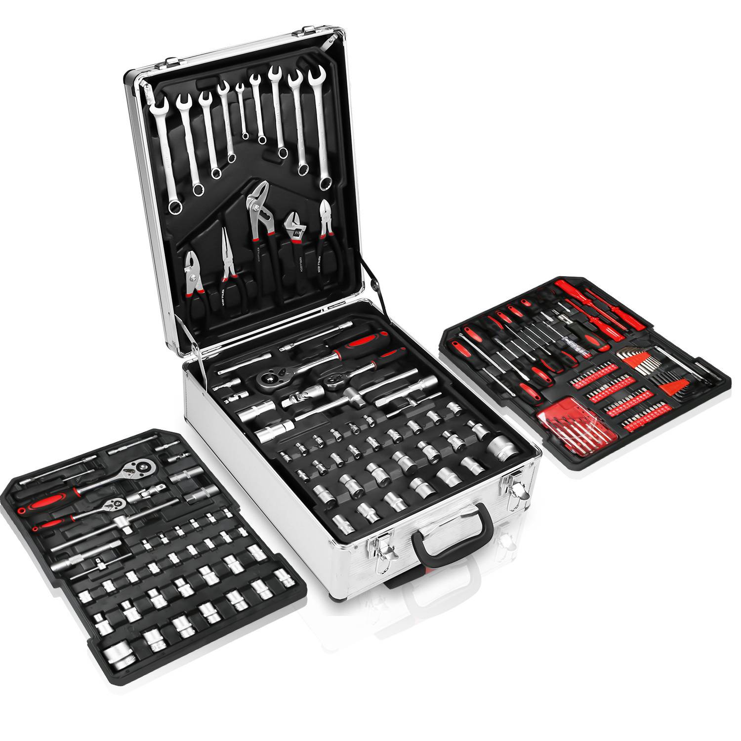 Werkzeugkoffer 1031 tlg. Rollkoffer Werkzeugkiste Wergzeug Set Werkzeugkasten Werkzeugbox Toolbox-Sets Box