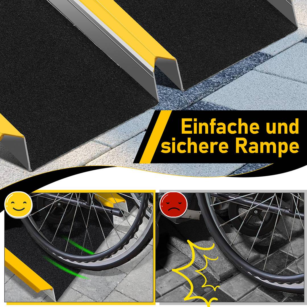2X Auffahrrampe Auffahrschiene Laderampe Rampe Anhängerrampe Verladeschiene Verladerampe Auffahrrampen Motorradrampe PKW