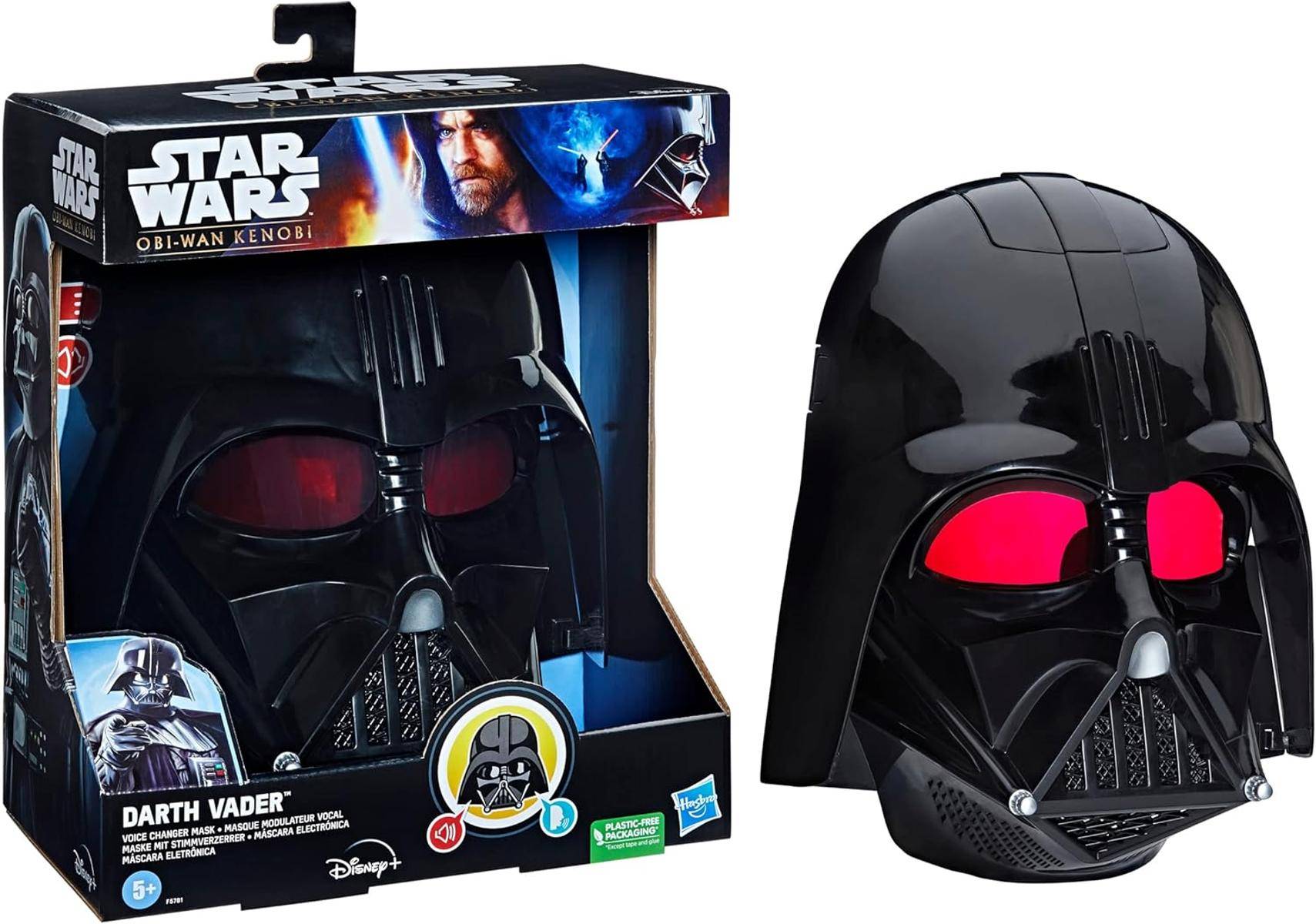 Star Wars Darth Vader Elektronische Maske mit Stimmverzerrer Rollenspiele 5+