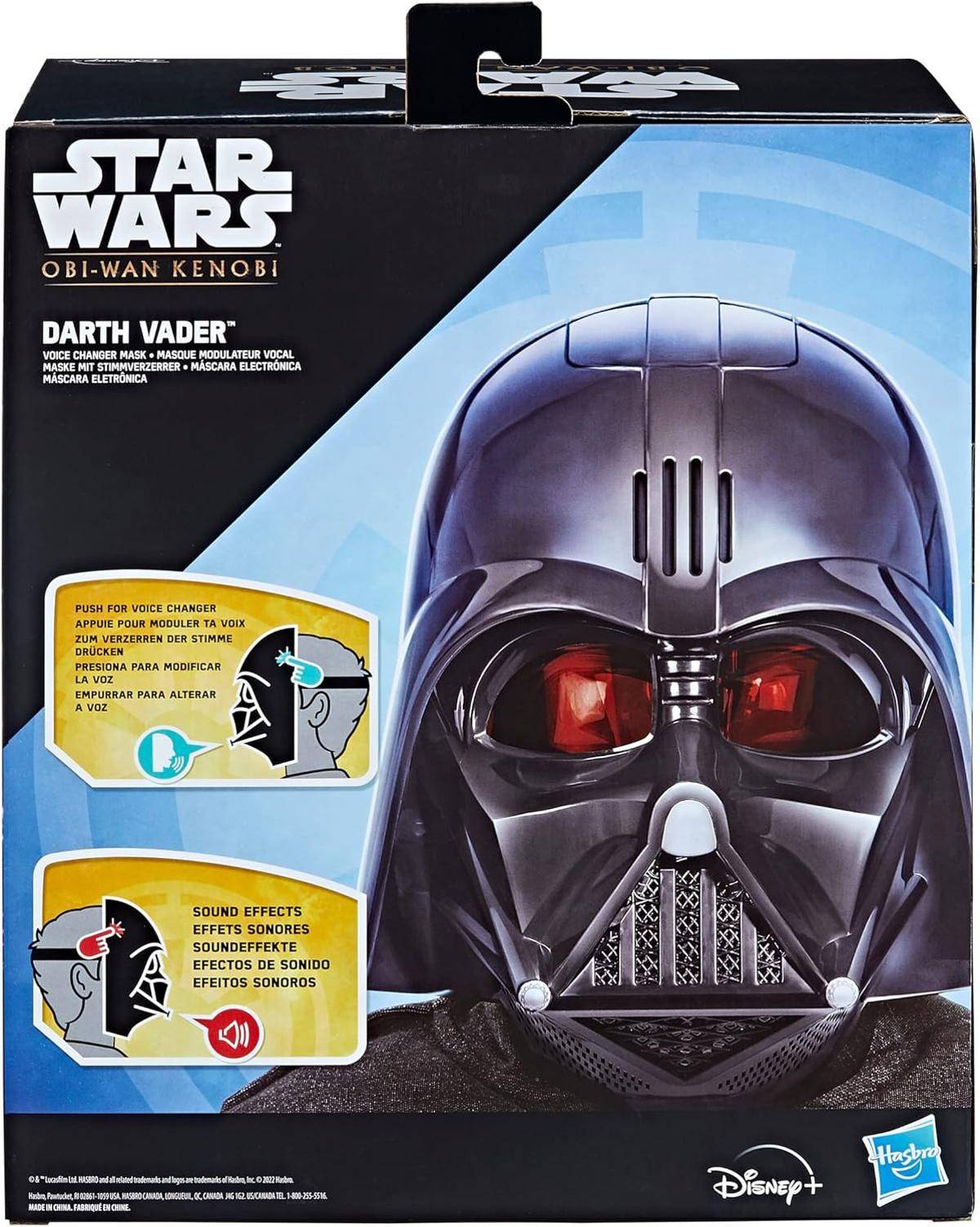 Star Wars Darth Vader Elektronische Maske mit Stimmverzerrer Rollenspiele 5+