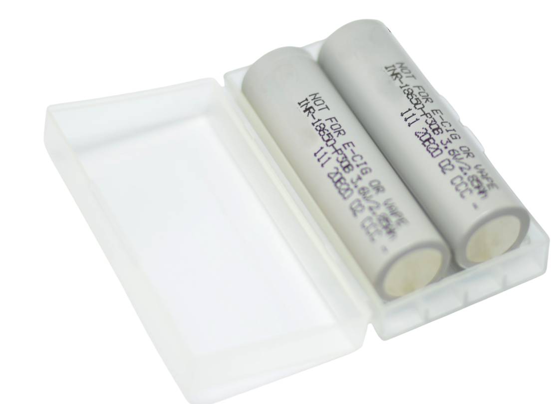 2x INFINIO MLC 18650 P30B-​LT Low Temperature Edition 3000 mAh 30A inkl. Akkubox