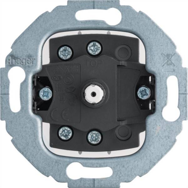 Hager Kreuz-Drehschalter WDE387703
