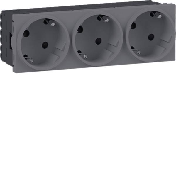 Tehalit Steckdose 3-fach GS3022LAN