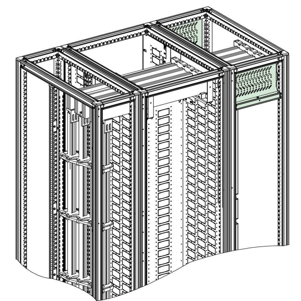 Schneider Electric Form2B Horizontale NSYHPF2B3M4