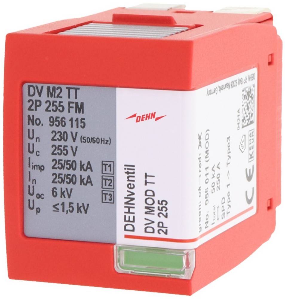 DEHN Schutzmodul Kombi-Ableiter DV MOD TT 2P 255
