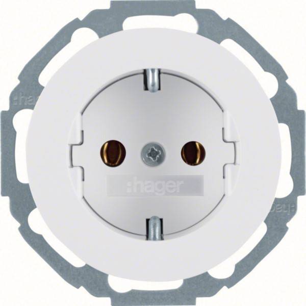 Hager Steckdose WLS1105WG