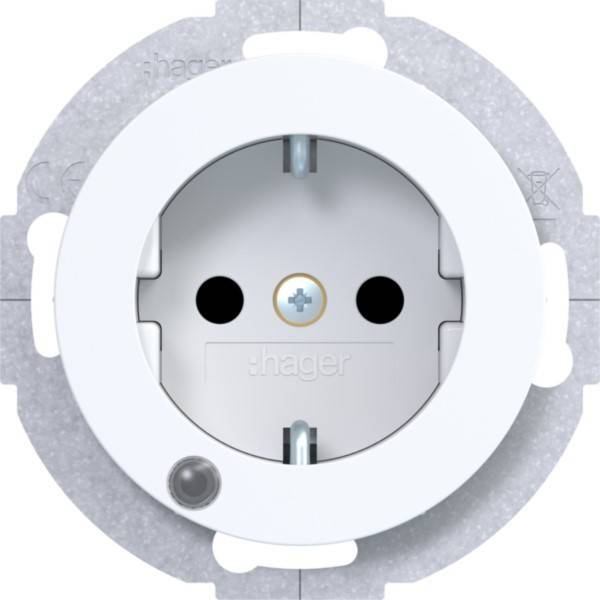 Hager Steckdose WLS1463WG