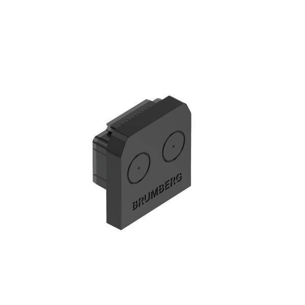 Brumberg Leuchten Tragschienendkappe BTE sw