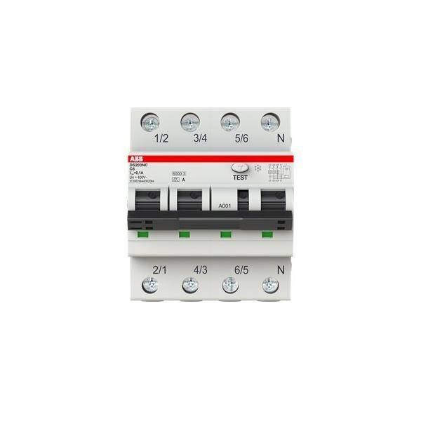ABB Stotz S&J FI/LS-Schalter DS203NC C6 APR100