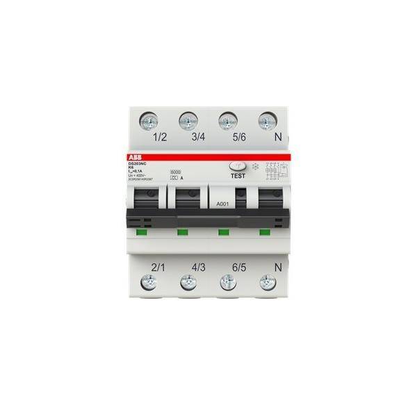 ABB Stotz S&J FI/LS-Schalter DS203NC K6 A100