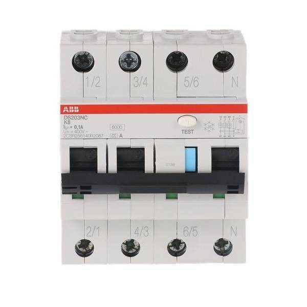 ABB Stotz S&J FI/LS-Schalter DS203NC K8 A100