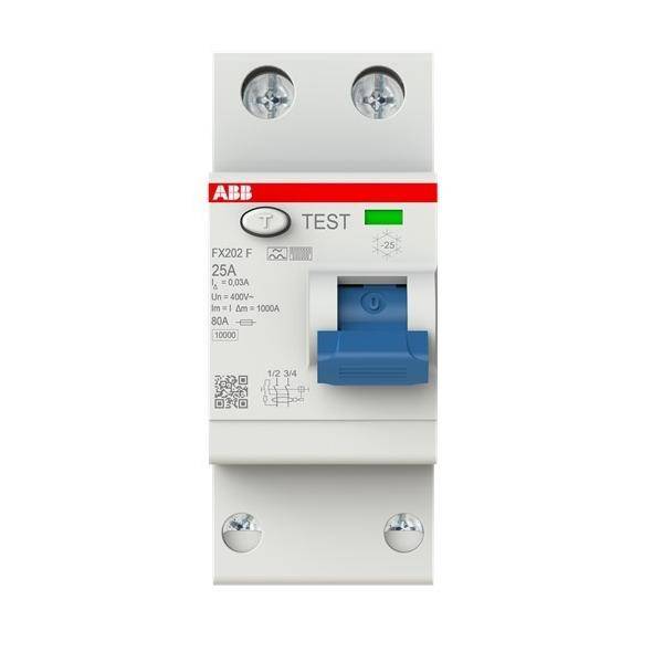 ABB Stotz S&J Fehlerstrom-Schutzschalter FX202 F-25/0.03